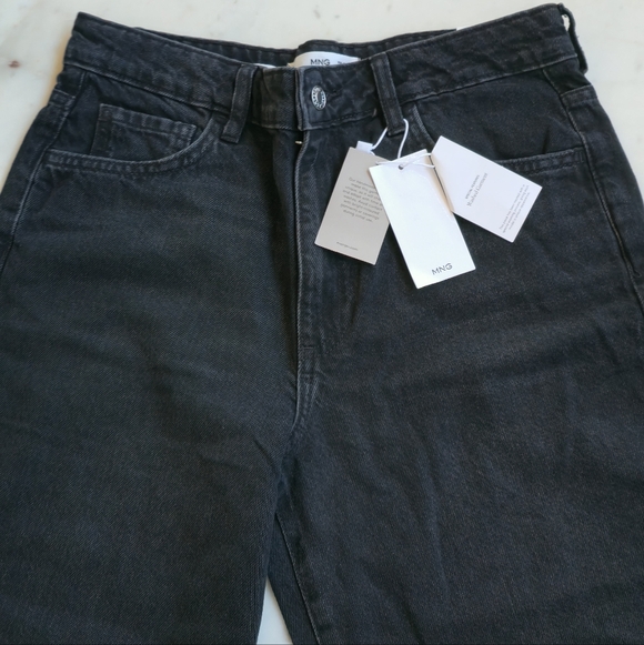 NWT Mango Danila Wide Leg High Rise Jean Size 8 EU40 - Picture 15 of 16